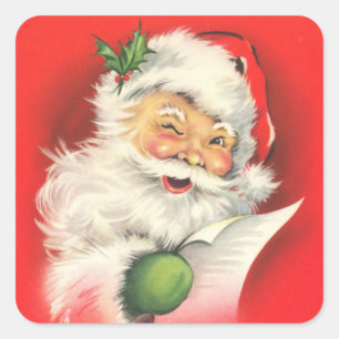 Stickers - Vintage Santa Claus