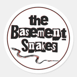 Stickers - White circles - Basement Snakes