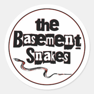 Stickers - White circles - Basement Snakes