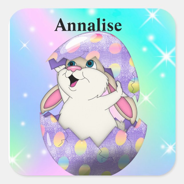 Stickers with bunny  (Front)