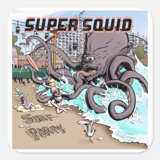 Sticket Set #2 Square Sticker (Front)