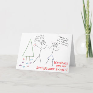 StickFigure Family Holiday
