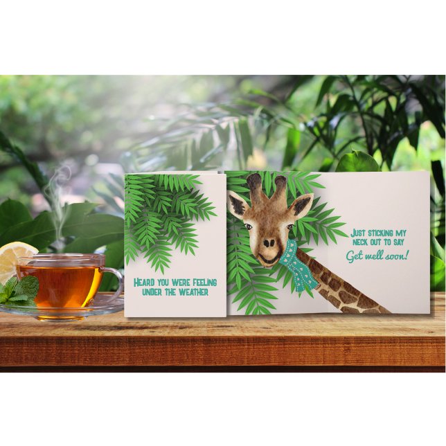 Sticking My Neck Out To Say Get Well Soon Card (Creator Uploaded)