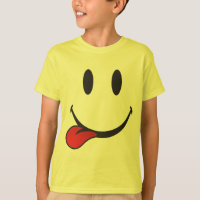 Sticking out tongue emoji