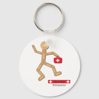 Sticking plaster Figure bags.ai Key Ring