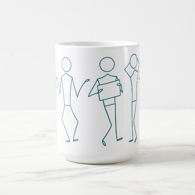 Stickman Collection Coffee Mug Set (Center)