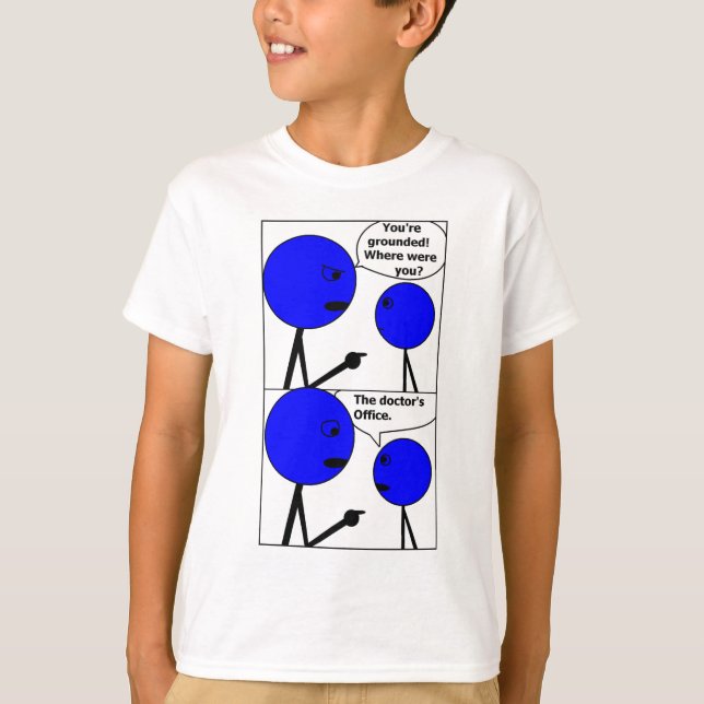 Stickman joke Kid's T T-Shirt (Front)