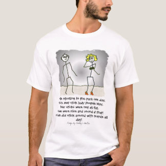 stickman meets stickgirl T-Shirt