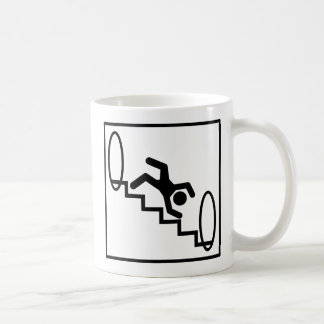 Stickman Stairs - Danger Coffee Mug