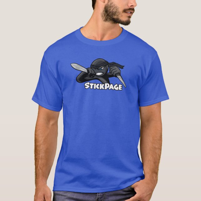 StickPage - Crazy Ninja T-Shirt (Front)