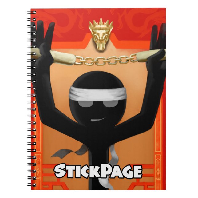 StickPage - Enter The Dragon Notebook (Front)