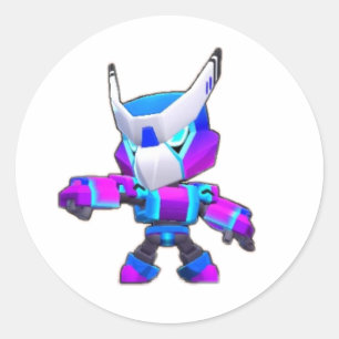  Stickrs in Brawl Stars, a game within a game Classic Round Sticker