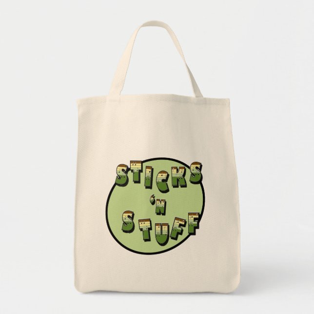 Sticks and Stuff Tote Bag (Front)