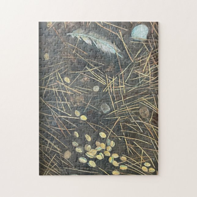 Sticks On Ground Jigsaw Puzzle (Vertical)