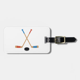 Sticks & Puck Luggage Tag