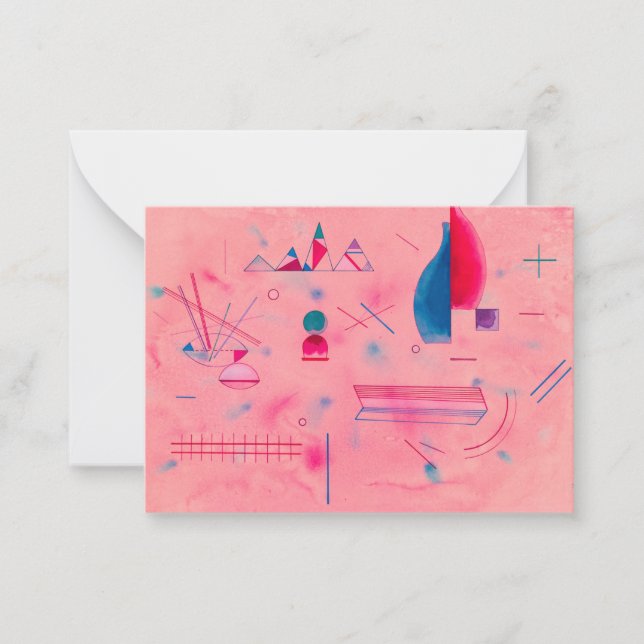 Sticks, The Rose, 1933 by Wassily Kandinsky Card (Front)