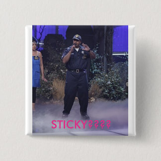 STICKY???? 15 CM SQUARE BADGE