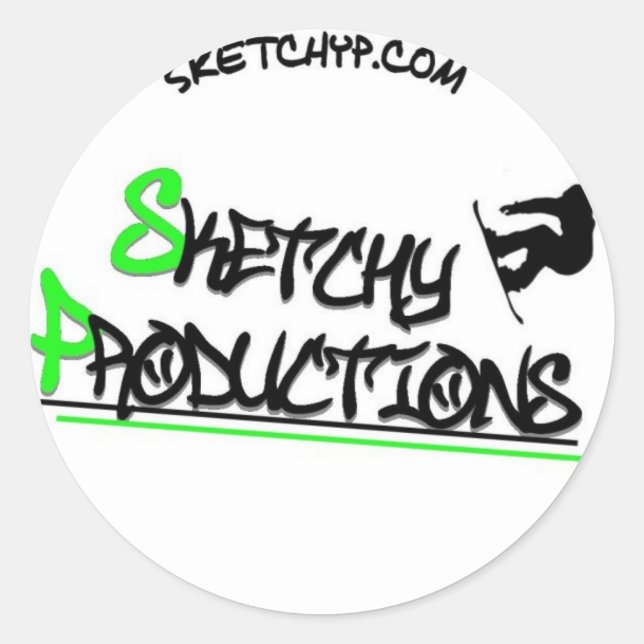 Sticky Classic Round Sticker (Front)