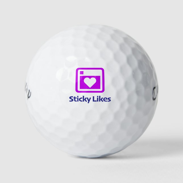 Sticky Golf Golf Balls (Front)