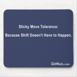 Sticky Move Tolerance Mousepad