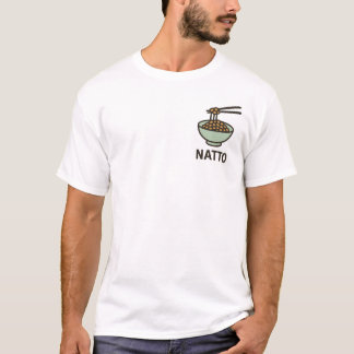 Sticky Natto Bowl Illustration T-Shirt