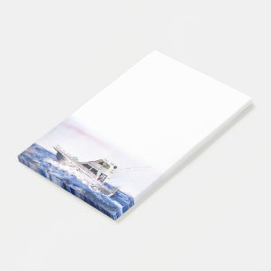 Sticky Note Fishing Boat