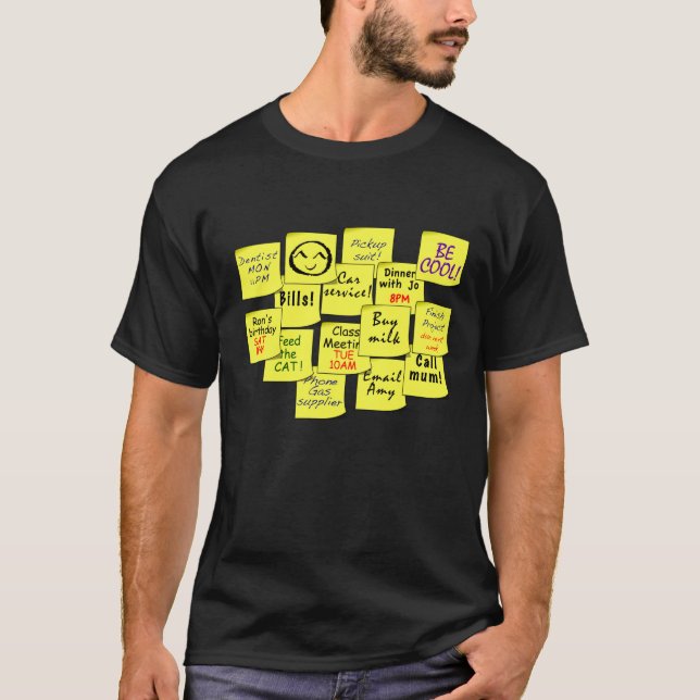 STICKY NOTES T-shirt (Front)