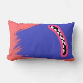 Sticky Red Monster Lumbar Cushion
