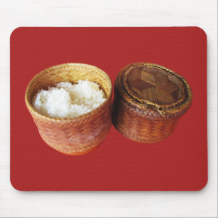 Sticky Rice [Khao Niao] Thai Lao Food Mouse Pad