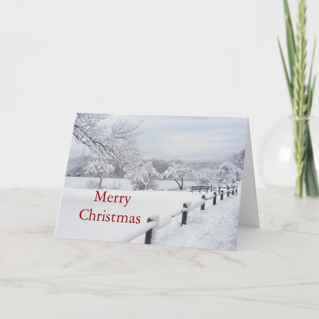 Sticky Snow 7 Christmas ~ card (Front)