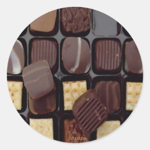 sticky sweetness classic round sticker