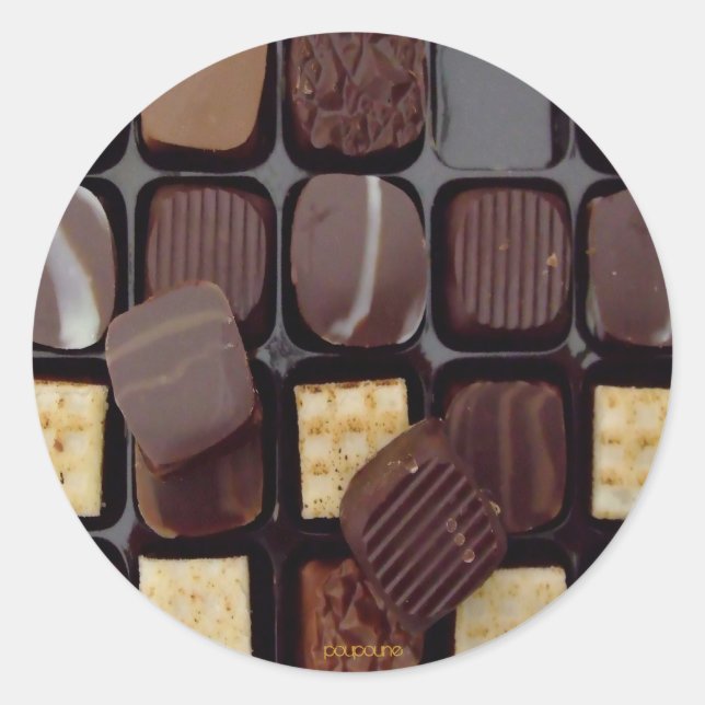 sticky sweetness classic round sticker (Front)