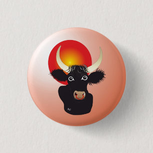 Stier Tierkreiszeichen Buttons