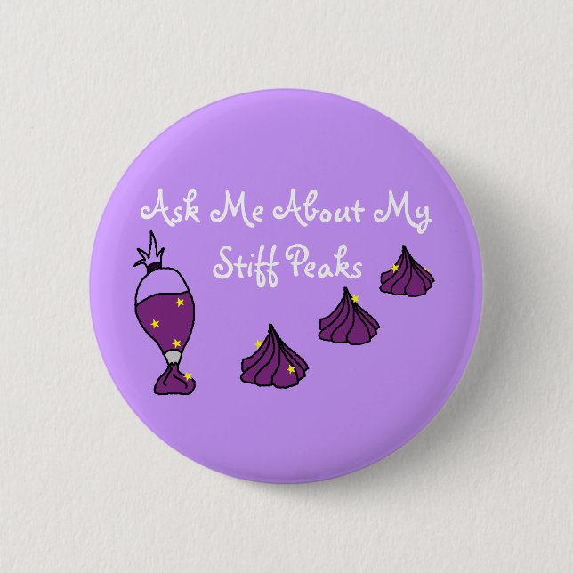 Stiff Peaks on Solid Button (Front)