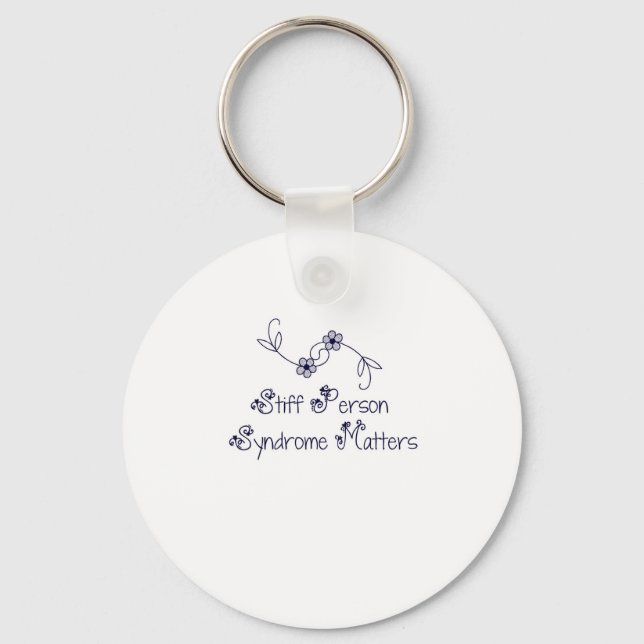 Stiff Person Syndrome Matters Key Ring (Front)