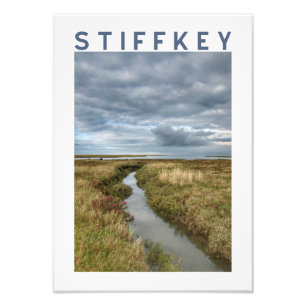 Stiffkey Coastal Marsh Landscape Poster