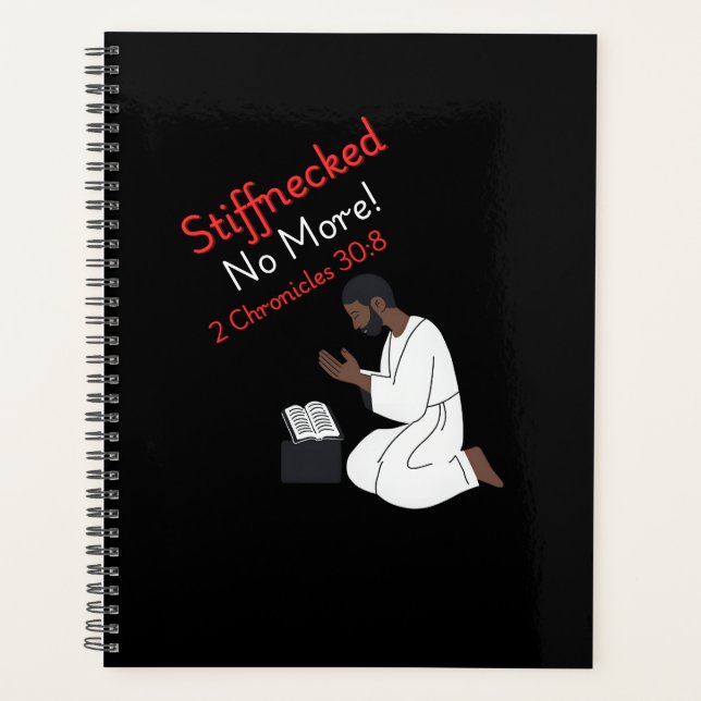 'Stiffnecked No More' Hebrew Israelite Design Planner (Front)