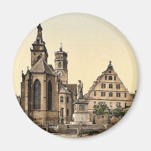 Stiftkirche, Stuttgart, Wurtemburg, Germany rare P Magnet