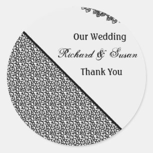 stikers to wedding classic round sticker