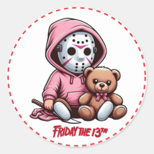 Stikers Venerdì 13 Classic Round Sticker