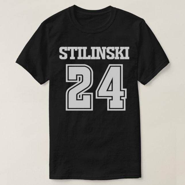Stiles Stilinski Lacrosse Jersey Back 1344 T-Shirt (Design Front)