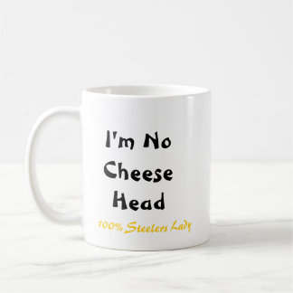 Stiletto Bowl XLV Steeler Lady "i'm No Cheese head Coffee Mug