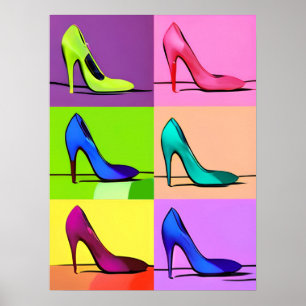 Stiletto Pumps, High Heels Poster Art