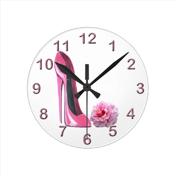 Shoes Wall Clocks | Zazzle.com.au