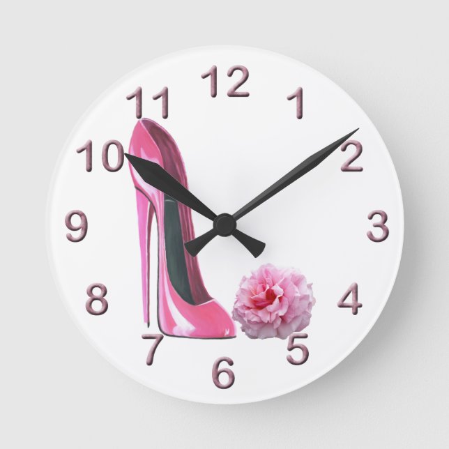 Stiletto Shoe Art Clocks (Front)