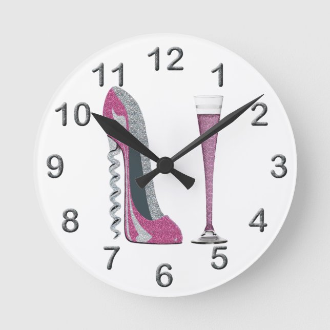 Stiletto Shoe Art Clocks (Front)
