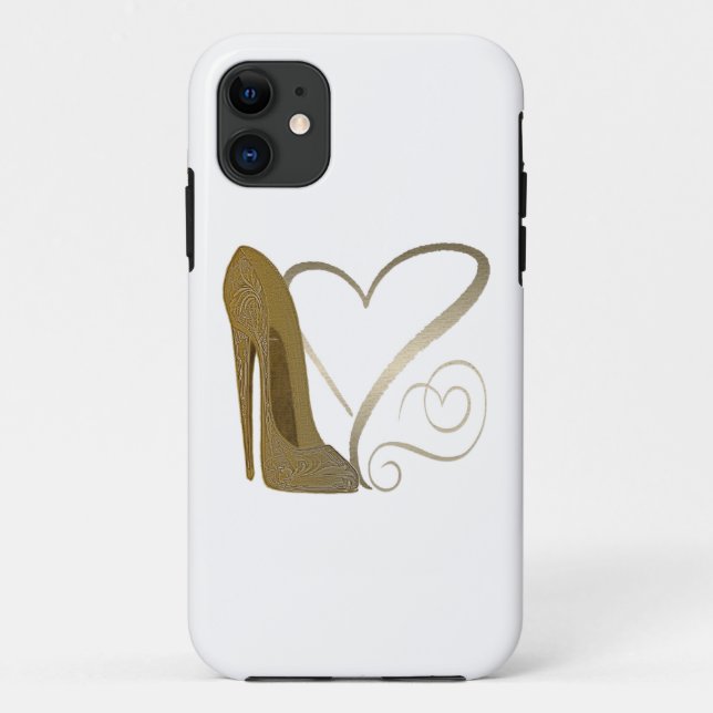 Stiletto Shoe Art Speck Cases (Back)