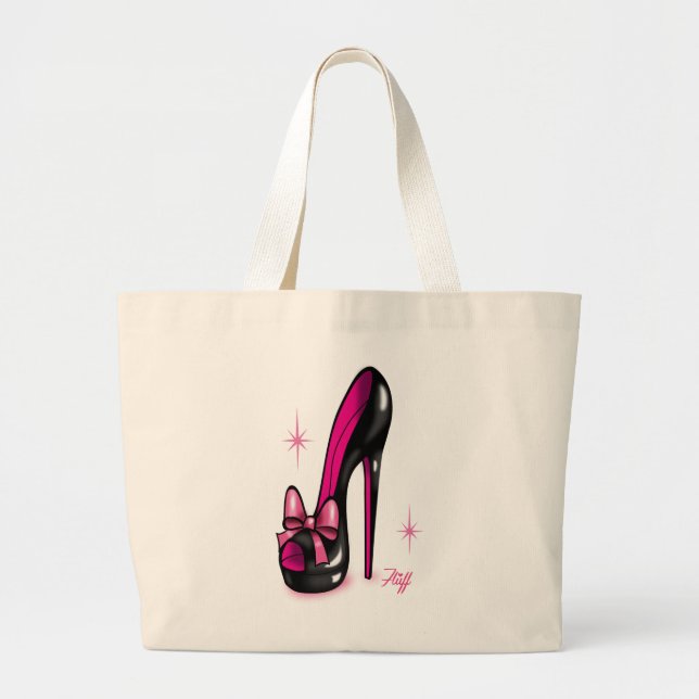 Stiletto Shoe Tote by Fluff (Front)