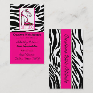 Stiletto with Diva Attitude  Business Card