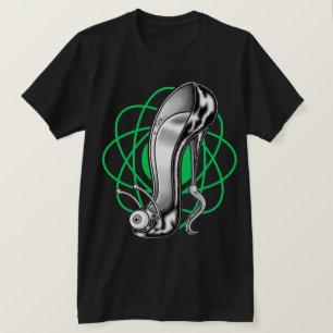 Stilettoid™/Green Atom T-Shirt